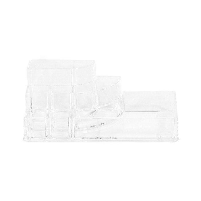 Rangement maquillage 8 compartiments transparent 2 Compactor