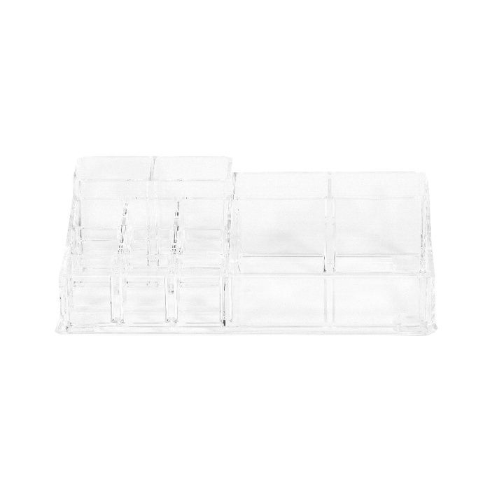 Organisateur maquillage 14 compartiments transparent 2 Compactor