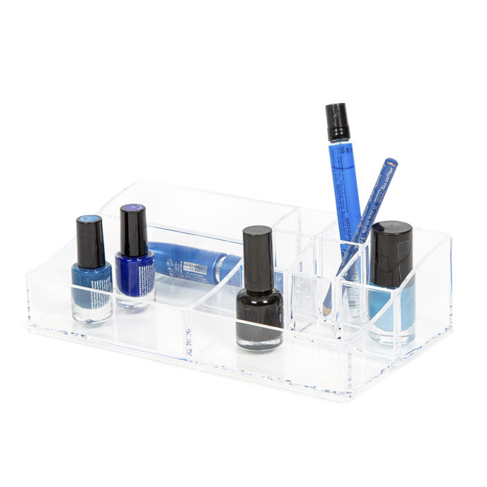 Organisateur maquillage 8 compartiments transparent 3 Compactor