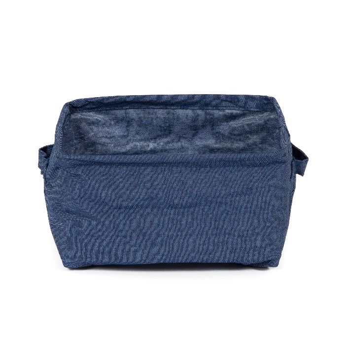 Panier de rangement souple bleu jean "Denim" 2 Compactor