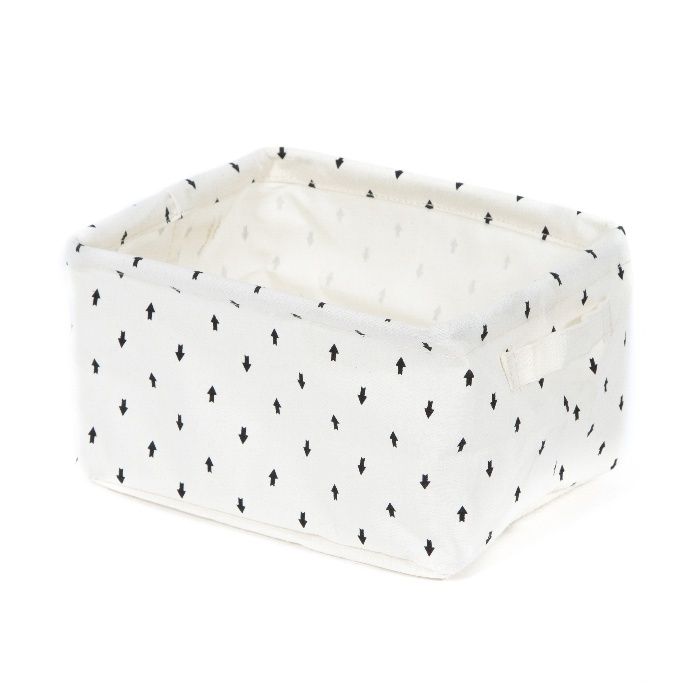 Panier de rangement souple écru "Arrow" 1 Compactor