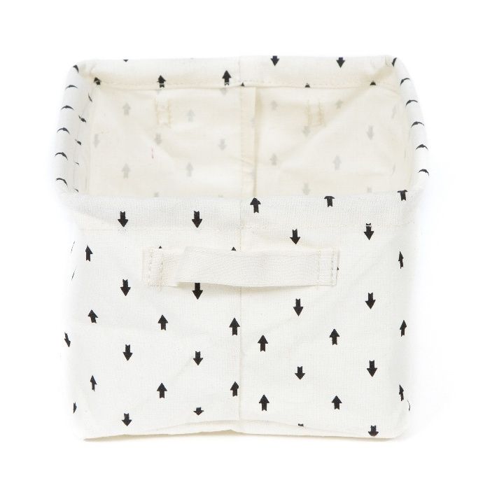 Panier de rangement souple écru "Arrow" 3 Compactor