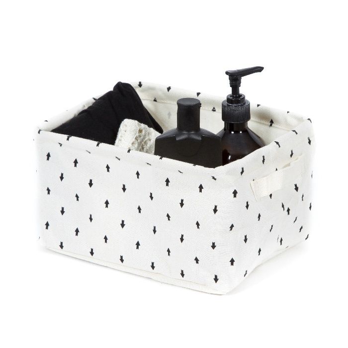 Panier de rangement souple écru "Arrow" 4 Compactor