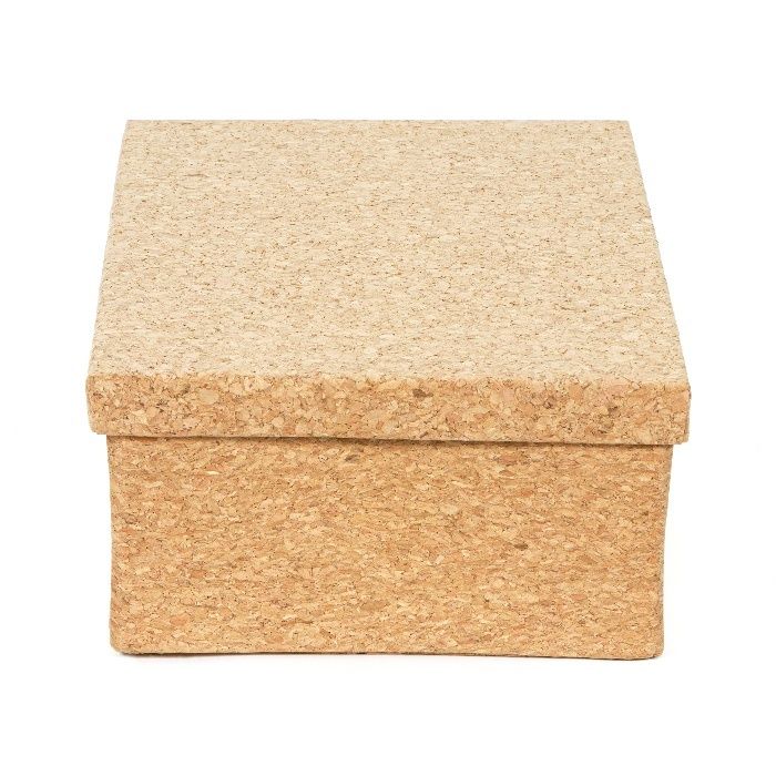 Boite de rangement pliable rectangulaire en liège "Cork" 3 Compactor