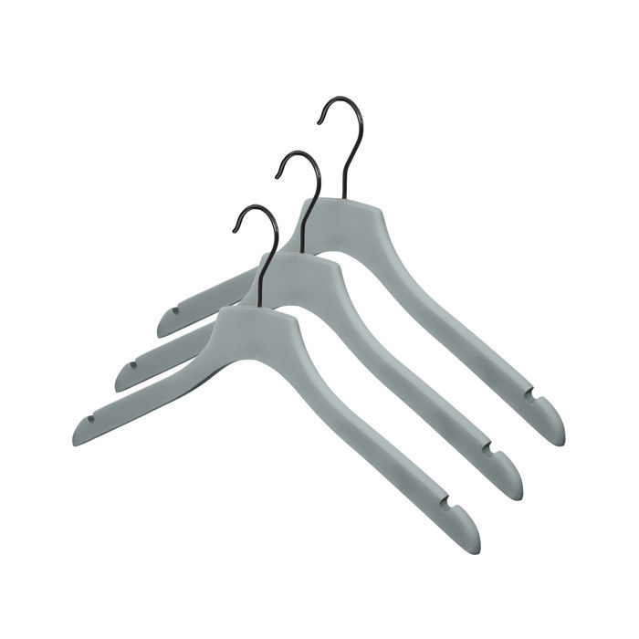 Lot de 3 cintres simples bleus "Ouessant" 1 Compactor