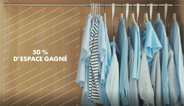 Lot de 3 crochets gain d’espace “Twist“ - XTEND 4 Compactor