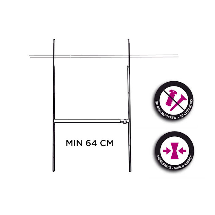 Kit ajustable d’extension pour penderie XTEND 8 Compactor