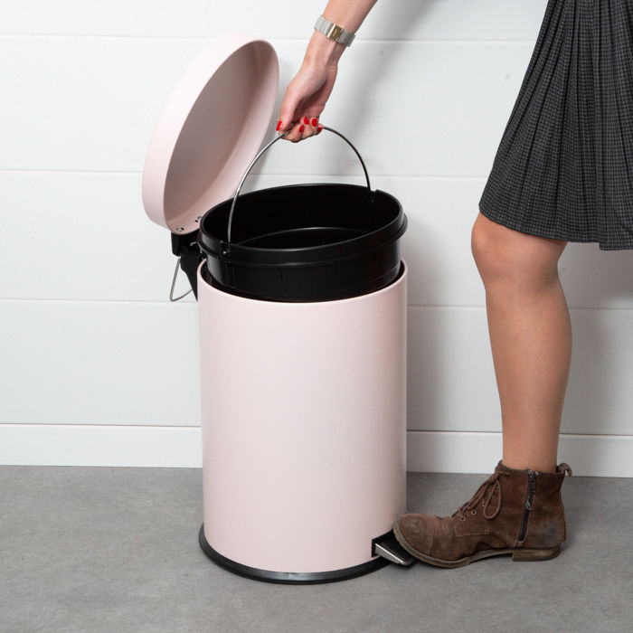 Poubelle rose 20 litres grand modèle 5 Compactor
