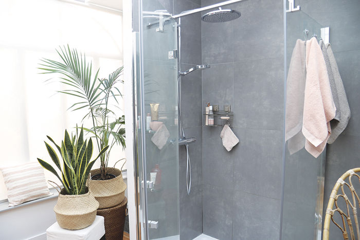 Tablette de douche avec porte-savon 3