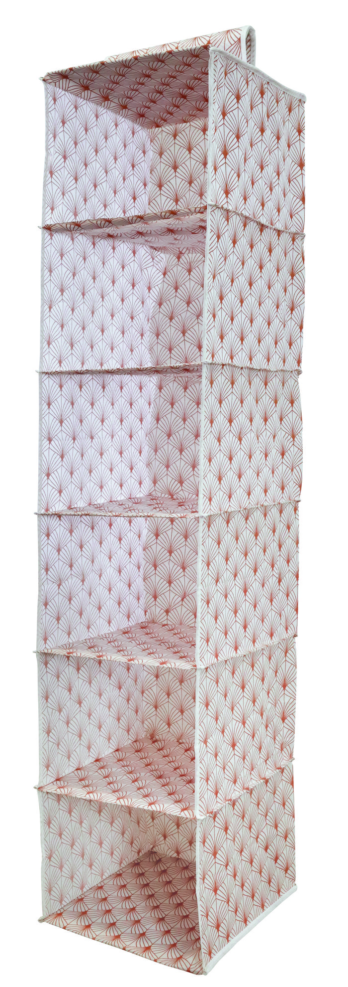 Étagère souple à suspendre 6 niveaux rose "Blush" 1 Compactor