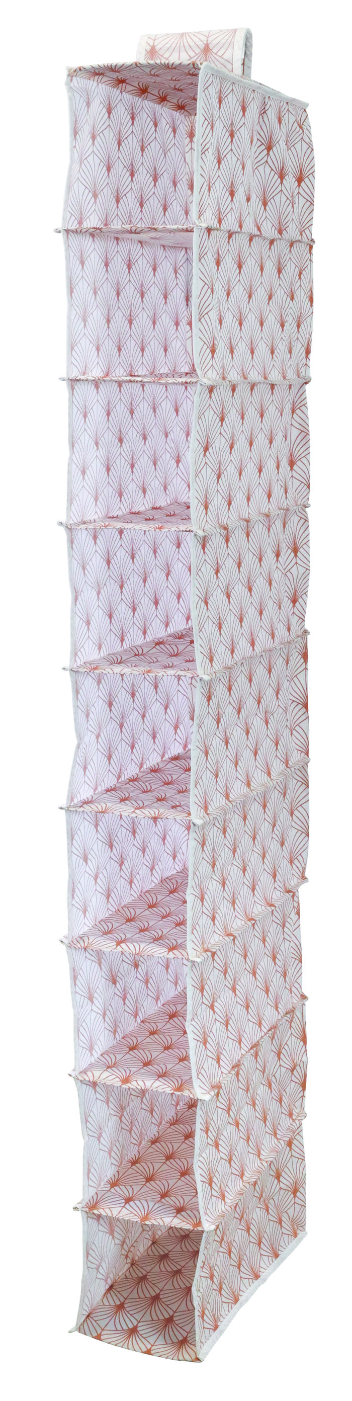 Étagère souple à suspendre 9 niveaux rose "Blush" 1 Compactor