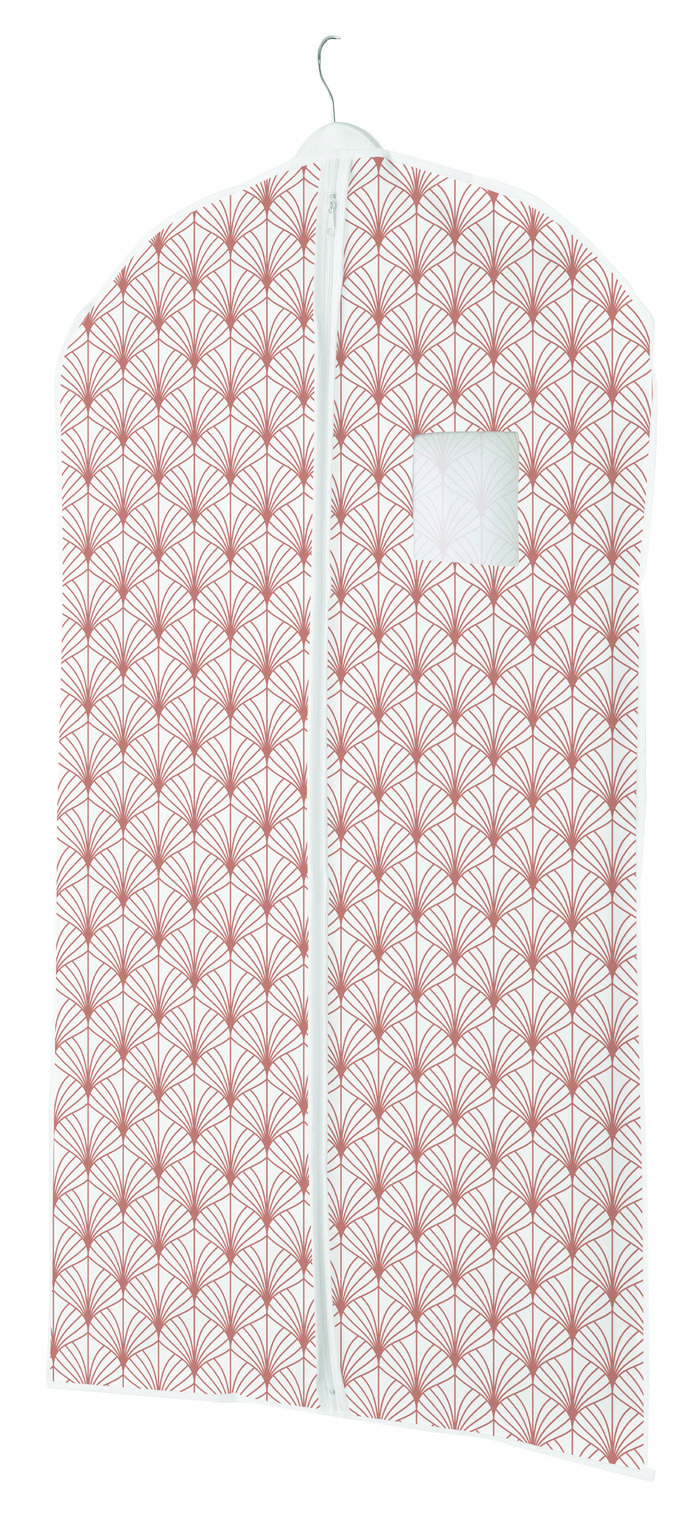 Housse courte pour vêtements rose "Blush" 1 Compactor