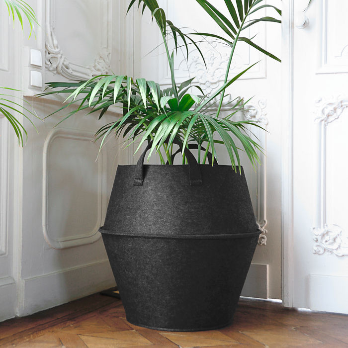 Grand panier "Belly" en feutrine 4 Compactor