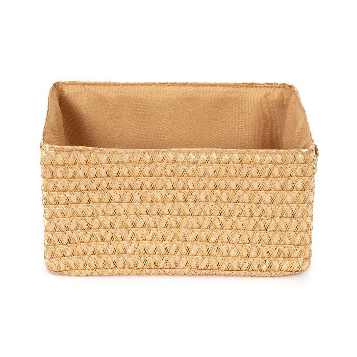 Panier de rangement beige "Lilou" 2 Compactor