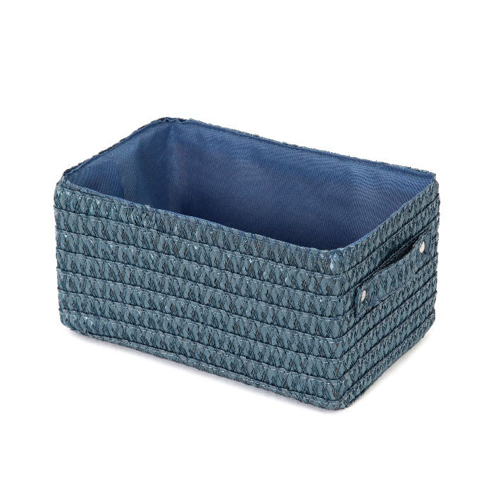 Panier de rangement bleu "Lilou" 1 Compactor