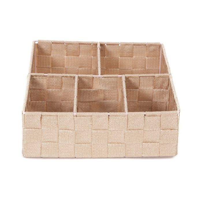 Organisateur de tiroir 5 compartiments rigide rose blush "Stan" 3 Compactor