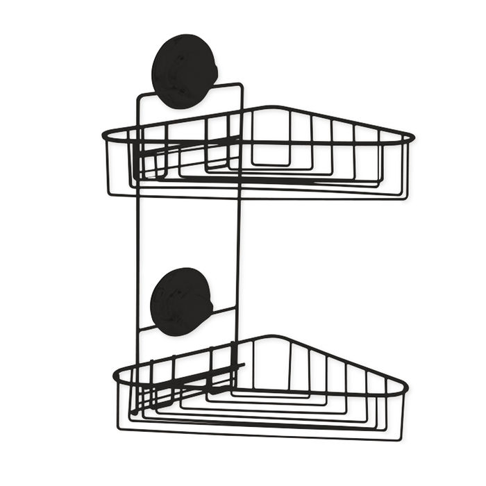 Etagère d’angle double "Bestlock Black" 1 Compactor
