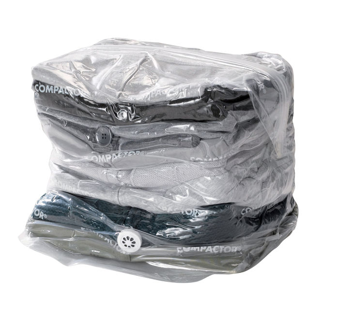 Lot de 2 sacs de compression avec ou sans aspirateur "Compact Express" 6 Compactor