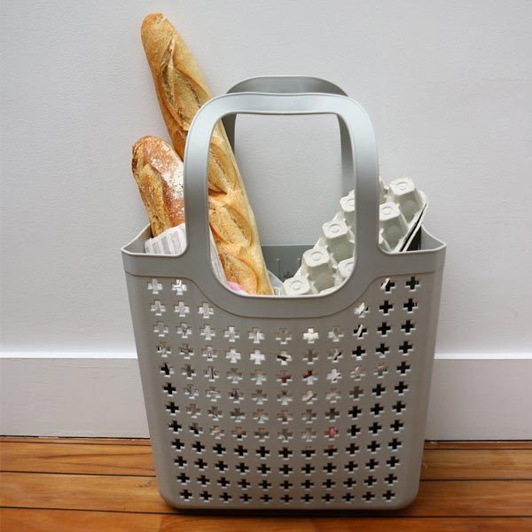 Sac de course gris "Kosto"