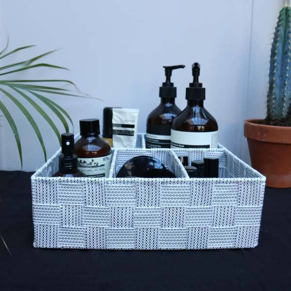 Séparateur de tiroir blanc "Toronto" 5 compartiments