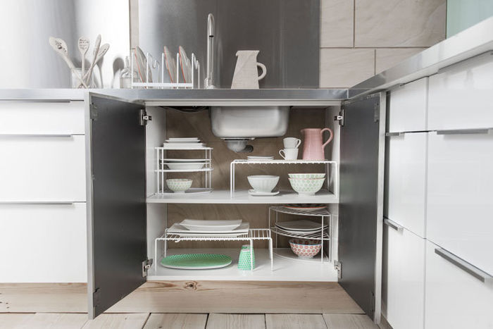 Egouttoir à vaisselles pour petits couvercles et sous-tasses blanc 4 Compactor