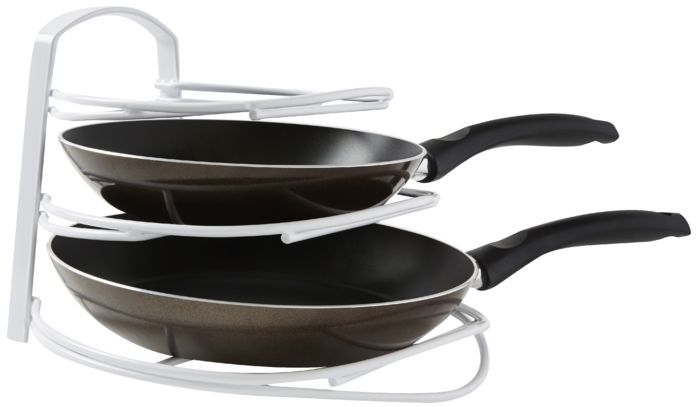 Etagère pour poêles 3 niveaux blanche 2 Compactor