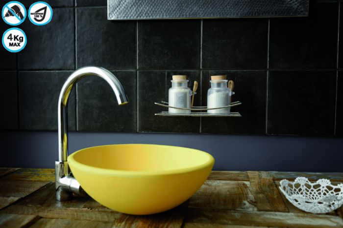 Etagère auto-adhésive repositionnable "Bestlock Magic" petit modèle 5 Compactor