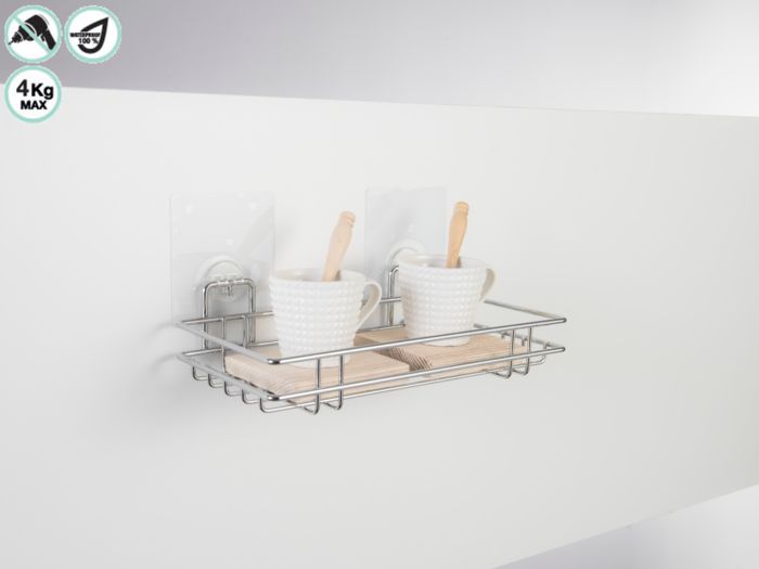 Tablette murale auto-adhésive repositionnable "Bestlock Magic" 3 Compactor