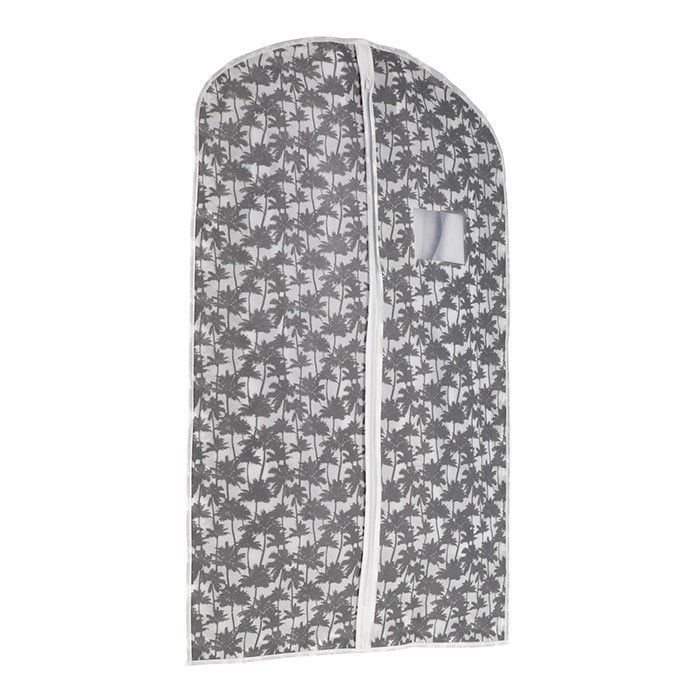 Housse courte pour vêtements grise "Tahiti" 1 Compactor