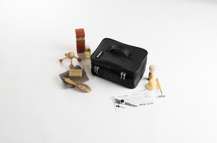 Trousse de toilette noire "Jet" 2 Compactor