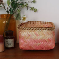 Panier "Nouméa" Rose  Taille M