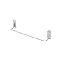 Barre de rangement mural pour crochets argent "Walltech"