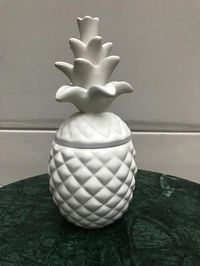 Boîte ananas blanche