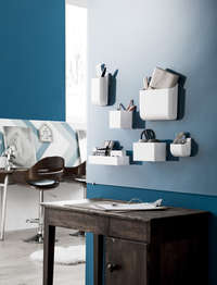 Boite murale auto-adhésive galbée "Hang It" petit modèle