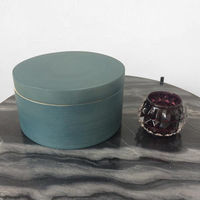 Boîte ronde "Julie" verte