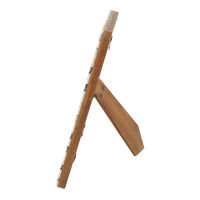 Cadre photo à chevrons bleus