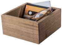 Casier de rangement carré en bois "Vintage"