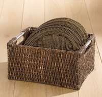 Panier de rangement marron "Dee" petit modèle