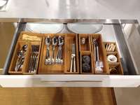 Casier de rangement rectangulaire en bambou "Osaka" XL