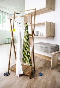 Cintre porte-foulards blanc «Scarf»