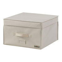 Lot de 5 coffres rigides sous-vide Compactor beiges "2.0" M