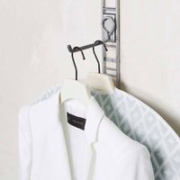 Crochet de rangement mural chromé "Walltech" grand modèle