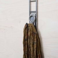 Crochet de rangement mural chromé "Walltech" petit modèle