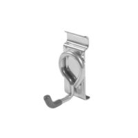 Crochet de rangement mural chromé "Walltech" petit modèle