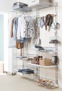 Crochet de rangement mural double incurvé chromé "Walltech"