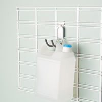 Crochet double incurvé Walltech Buanderie