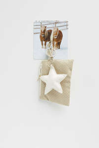 Crochet auto-adhésif repositionnable "Poneys"