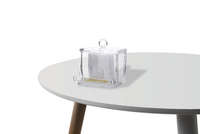 Distributeur de cotons-tiges transparent