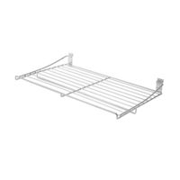 Étagère de rangement mural chromée "Walltech" grand modèle