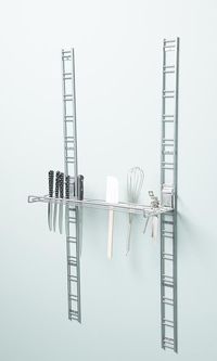 Étagère de rangement mural pour ustensiles argent "Walltech"